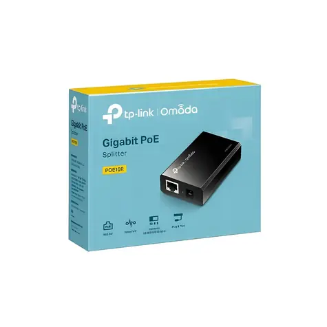 TP-Link POE10R / PoE splitter / Gigabit / IEEE 802.3af / výstup 5-12V DC
