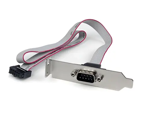 StarTech slotová redukce DB-9 - IDC šedá / Redukce / Sériový port
