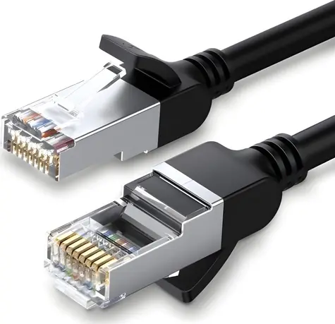 UGREEN Ethernet kabel Cat 6 UTP 5m černá / Patch kabel / Cat 6 / UTP / RJ45 / 5 m