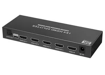 PremiumCord HDMI 2.1 splitter 1-4 porty / Rozbočovač / 8K 60Hz / 4K 120Hz / HDR+ / downscaler