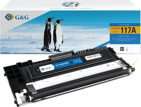 G&G W2070A černá / Toner / alternativa HP 117A / pro HP Color Laser 150, MFP 178, 179