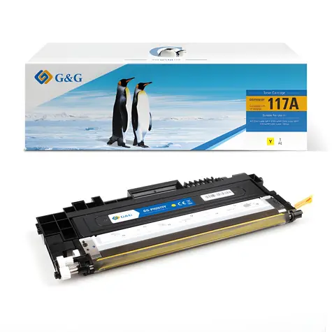 G&G W2072A žlutá / Toner / alternativa HP 117A / pro HP Color Laser 150, MFP 178, 179