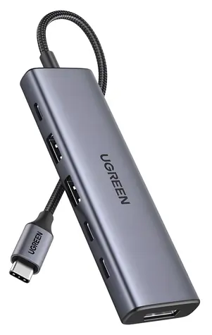 Ugreen CM511 / USB hub / 5v1 / 3x USB-C / 2x USB-A 3.2 Gen2