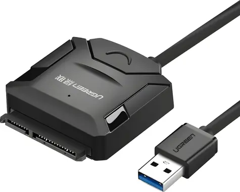 Ugreen Adaptér USB 3.0 - SATA III černá / Adaptér / 2.5
