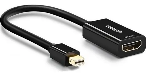 Ugreen 40360 černá / Adaptér / Mini DisplayPort - HDMI / 4K 30Hz / 0,25 m