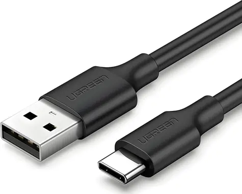 Ugreen 54452 USB-A - USB-C 3 m černá / Kabel / USB-A (M) - USB-C (M)