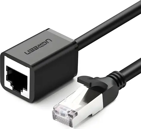 Ugreen Síťový kabel RJ45 (M) - RJ45 (M) 0,5 m černá / Síťový kabel / Cat.6 FTP