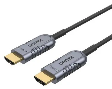 Unitek HDMI 2.1 kabel / Kabel HDMI / 8K 60Hz / 4K 120Hz / 48 Gbit/s / 70 m