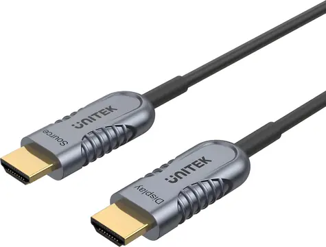 Unitek HDMI 2.1 AOC 80 m / Kabel optický / 8K 60Hz / 4K 120Hz / 48 Gbps