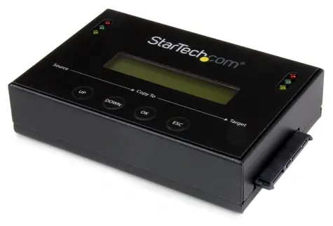 StarTech Duplikátor disků černá / Duplikátor disku / LCD displej / SATA rozhraní / 2,5