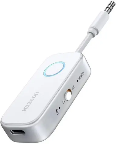 Ugreen Bluetooth vysílač bílá / Bluetooth vysílač / Bluetooth 5.4