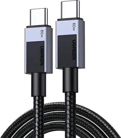 Ugreen Kabel USB-C - USB-C 0,5 m černo-šedá / Kabel / USB-C - USB-C