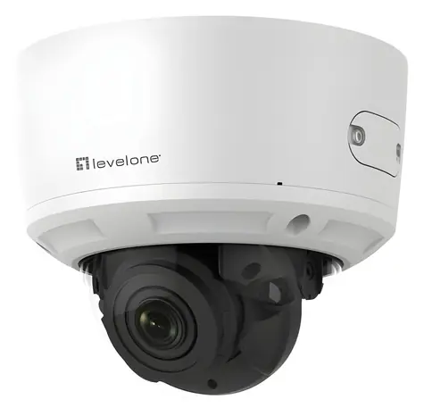 LevelOne FCS-3098 bílá / IP kamera / Dome / 8 MP / H.265 / IR 30 m / PoE / IP67