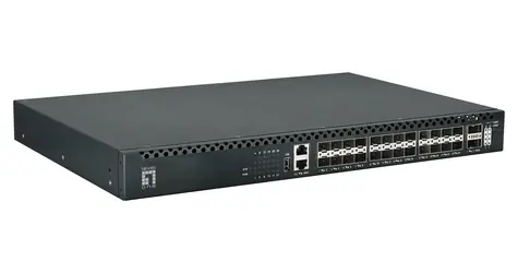LevelOne XQS-3126 / Switch / 24x 10G SFP+ / 2x 100G QSFP28 / Managed L3 / 19