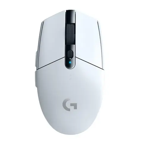 Logitech G305 Lightspeed bílá / Bezdrátová herní myš / 12 000 DPI / USB LIGHTSPEED přijímač