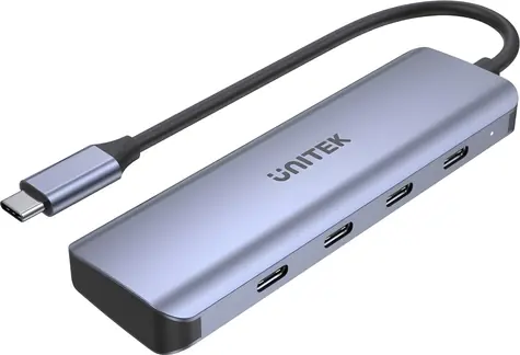 Unitek USB Hub 4x USB-C / USB hub / 4x USB-C / USB 3.1 / 5 Gbps
