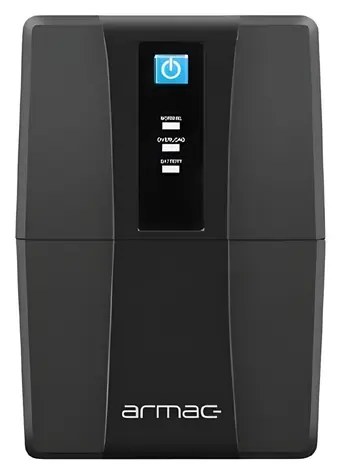 Armac Home Lite HL650F/LEDV2 černá / Záložní zdroj / Line-Interactive / 650 VA / 2x Schuko / AVR