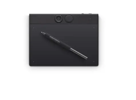 Wacom Intuos Pro S černá (PTK470K0B) / Grafický tablet / 8192 úrovní přítlaku / 187 x 105 mm / USB a Bluetooth