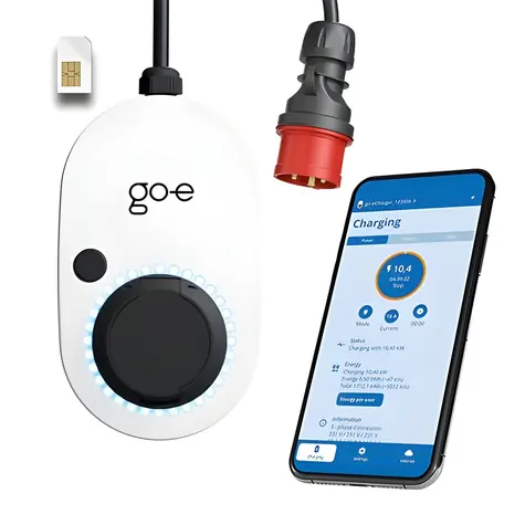 go-e Charger Gemini flex 2.0 / Wallbox / 22 kW / 32A 3-fázová / 4G/LTE / mobilní nabíjecí stanice