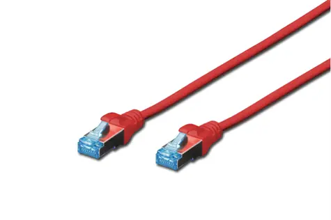 Digitus / Patch kabel / Cat5E / SF/UTP / červený / 2 m