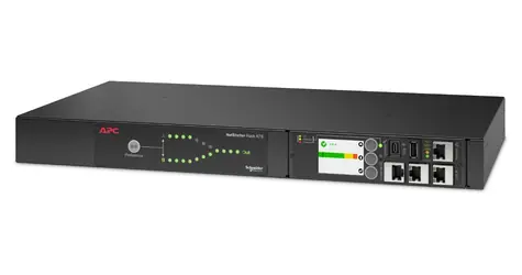 APC NetShelter ATS / Automatický převodový spínač / 207-253 V / 2000 VA / 1 fáze / Ethernet, USB
