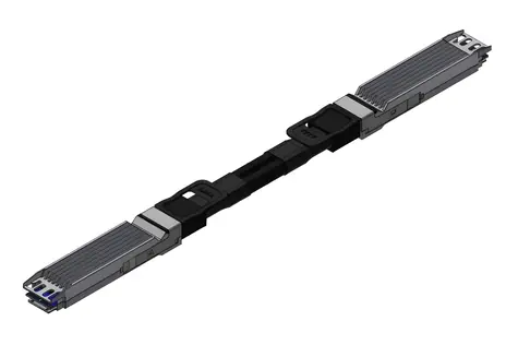 Nvidia DAC kabel InfiniBand NDR dvouportový / DAC kabel / Měděný / Do 800 Gbit/s / Twin-port