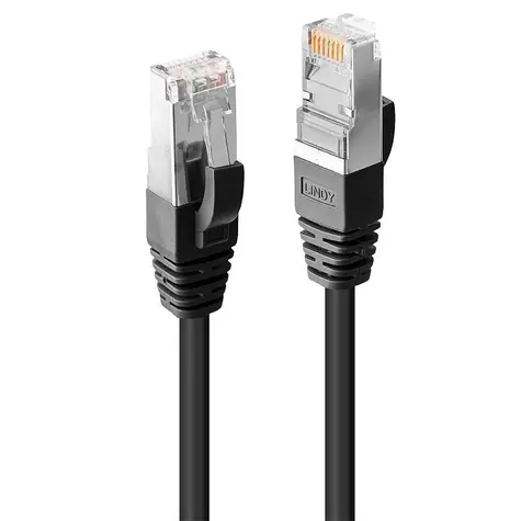 Lindy Cat6 S/FTP 3 m černá / Patch kabel / RJ-45 / 250 MHz