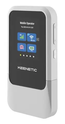 Keenetic Roamer 5G KN-5210-01-EU / Router / Wi-Fi 6 / AX1800 / 4G LTE / Mesh / USB 3.0