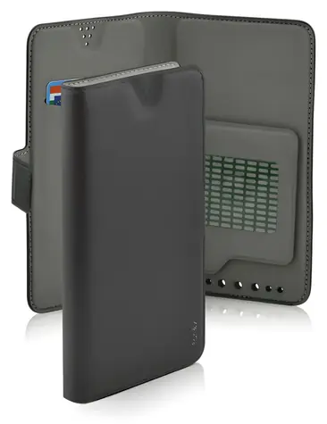 Fonex Twin Universal Book černá / Pouzdro typu kniha / pro telefony 6,3