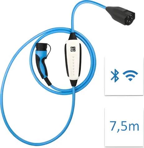 NRGkick Pure 32A 7,5m / Mobilní wallbox / 22kW / Typ 2 / WLAN, Bluetooth / IP67