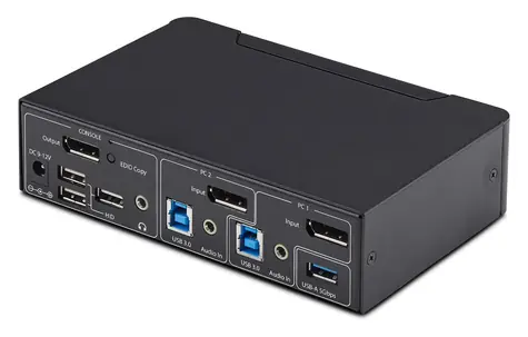 StarTech 2-portový DisplayPort / KVM přepínač / 4K 60Hz / USB 3.0 / EDID Management