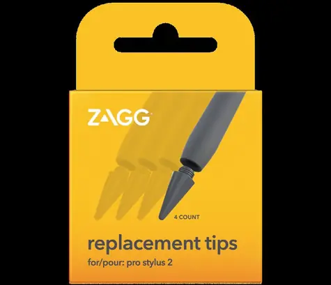 ZAGG Náhradní hroty pro Pro Stylus 2 šedé / Hroty / 4 ks