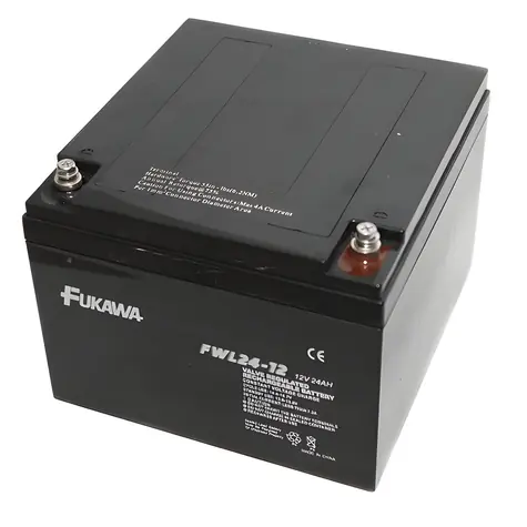 FUKAWA FWL24-12 / Olověný akumulátor / AGM / 12V / 24Ah / M5 / životnost 10 let