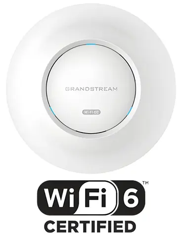 Grandstream GWN7665 / Access point / Wi-Fi 6E (802.11ax) / Tri-Band / 384 klientů / 48 SSID