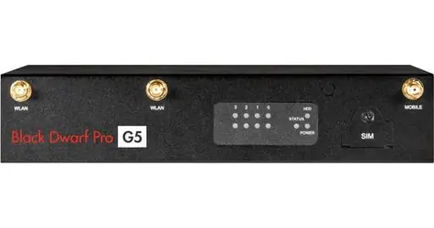 Securepoint Black Dwarf Pro G5 / Firewall / VPN / Wi-Fi Dual-Band / 4x Gigabit LAN / SSD