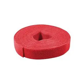 LogiLink Suchý zip na kabely červený / Organizátor kabelů / 16 mm x 4 m