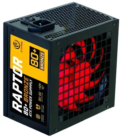 Rebeltec RAPTOR 800W / Zdroj / 800W / ATX / 80 Plus Bronze / Aktivní PFC / 120 mm