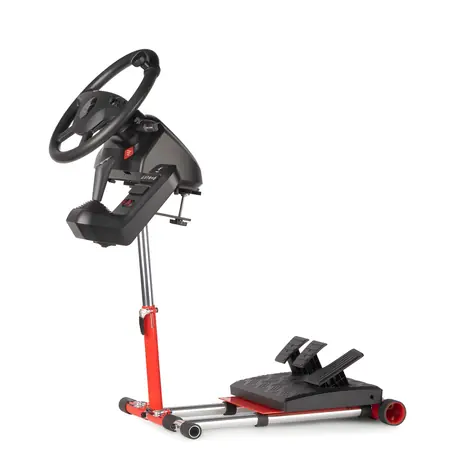 Wheel Stand Pro FARM TRUCK LITE červená / Stojan na volant a pedály / bez RGS modulu / Logitech / Thrustmaster / Fanatec