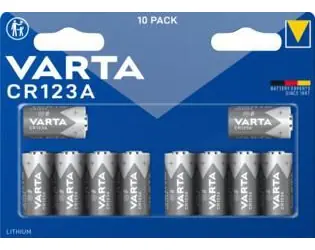 Varta Baterie CR123A / 3 V / 1430 mAh / lithiová / 10 ks / v blistru