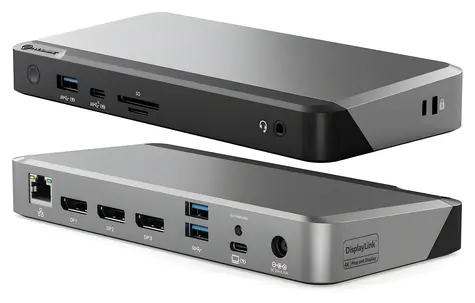 Alogic DX3 Triple 4K vesmírně šedá / Dokovací stanice / USB-C / PD 100W / 3x 4K displej