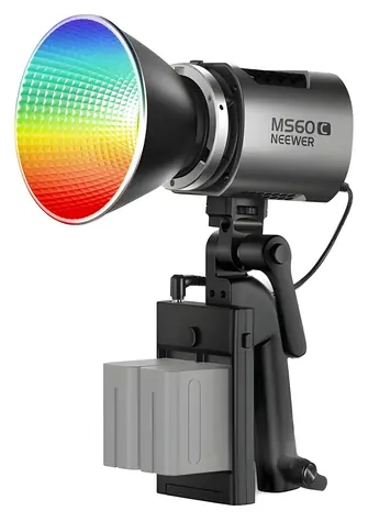 Neewer MS60C / LED přídavné světlo / RGB LED / 65 W / CRI97+ / 2700-6500K / Bowens