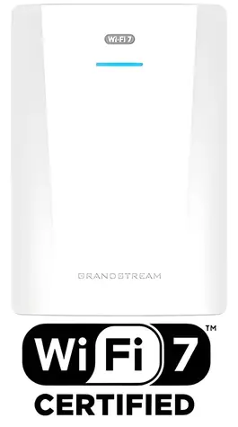 Grandstream GWN7670WM / AP / Wi-Fi 7 / Dual-Band 2.4 & 5 GHz / 2,5G LAN/WAN / PoE+ / 256 klientů