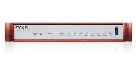 ZyXEL USG FLEX 100HP / Firewall / 8x GbE / 1x PoE+ / 1x USB / 1 rok Gold Security Pack
