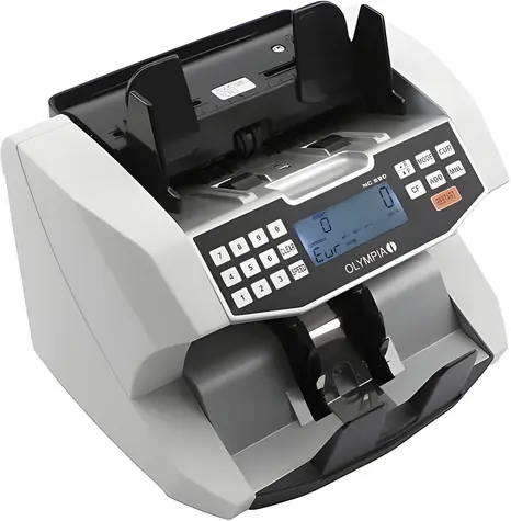 Olympia NC 590 bílá / Počítačka bankovek / UV/MG/IR detekce / 1500 ks/min