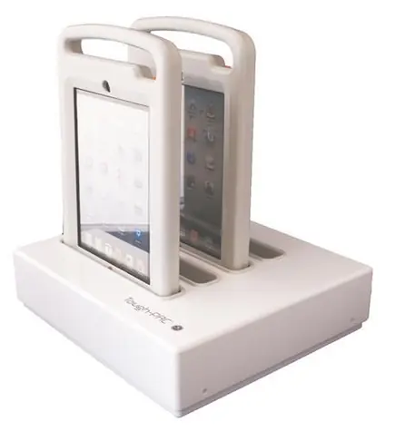 Baaske Tough-PAC Multiload 4fach bílá / Nabíjecí stanice / pro 4x iPad / USB 2.0