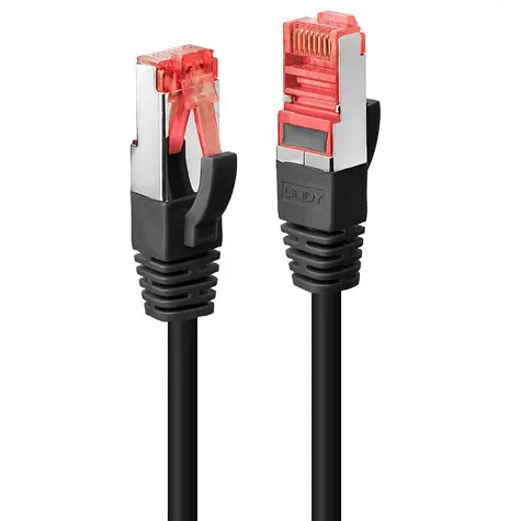 Lindy Cat6 S/FTP černá / Patch kabel / RJ-45 / 5 m / 250 MHz