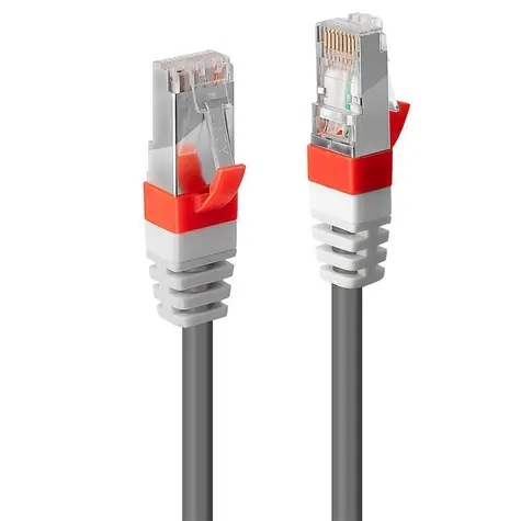 Lindy Cat6A S/FTP PIMF šedá 2m / Patch kabel / RJ45-RJ45 / LSZH / 10 Gbit/s