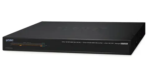 Planet AVS-4210-24HP4X / Switch / 24x 1Gb / 4x 10Gb SFP+ / 16x PoE 802.3at + 8x PoE 802.3bt / 450W