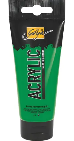 Kreul SOLO GOYA Permanent Green / Akrylová barva / 100 ml / tuba