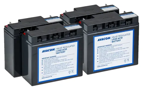 AVACOM RBC11 / Kit pro renovaci baterie UPS / 4 ks / 18 Ah / VRLA HR